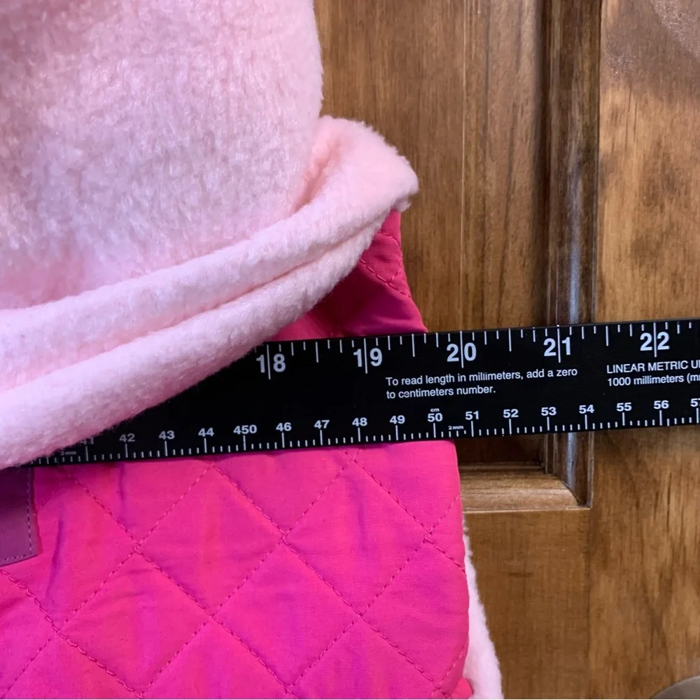 NWT Girls Eddie Bauer XL (14/16) pink polar fleece full zip jacket